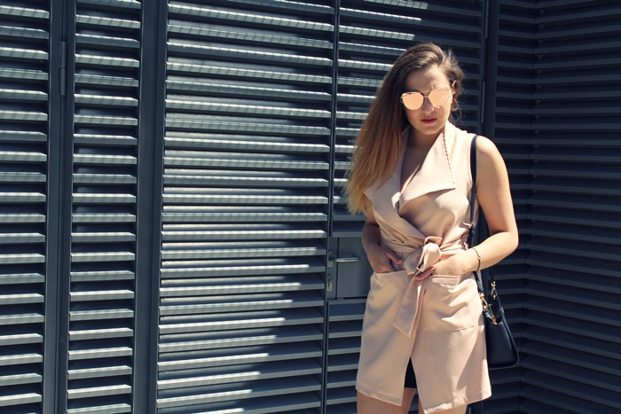 rozowa sukienka blog o modzie